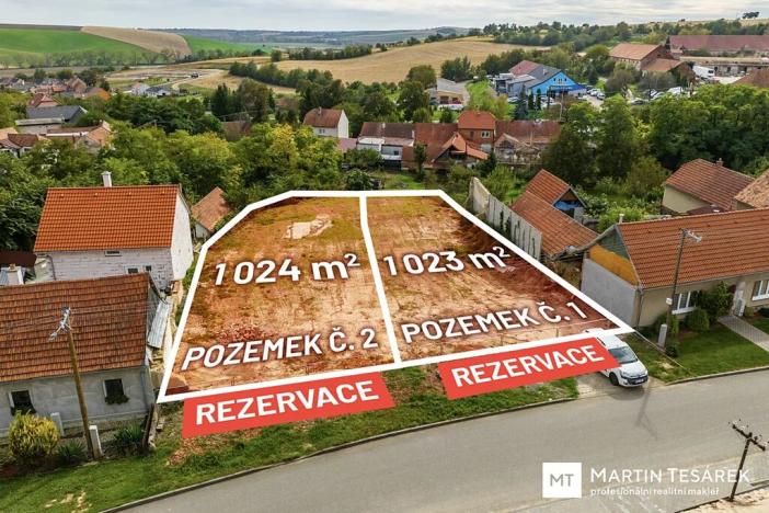 Prodej pozemku pro bydlení, Násedlovice, 1023 m2