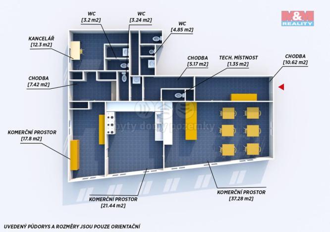 Pronájem skladu, Nepomuk, Husova, 124 m2