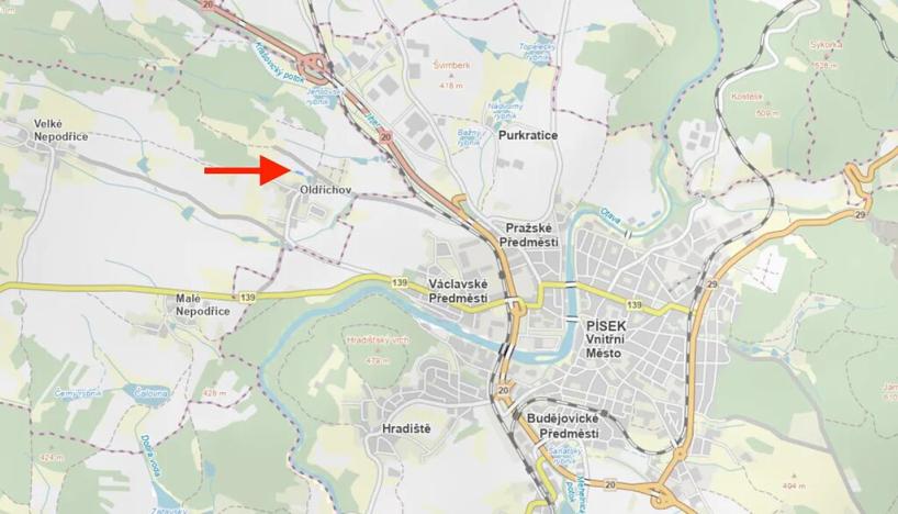 Prodej pole, Dobev, 1209 m2
