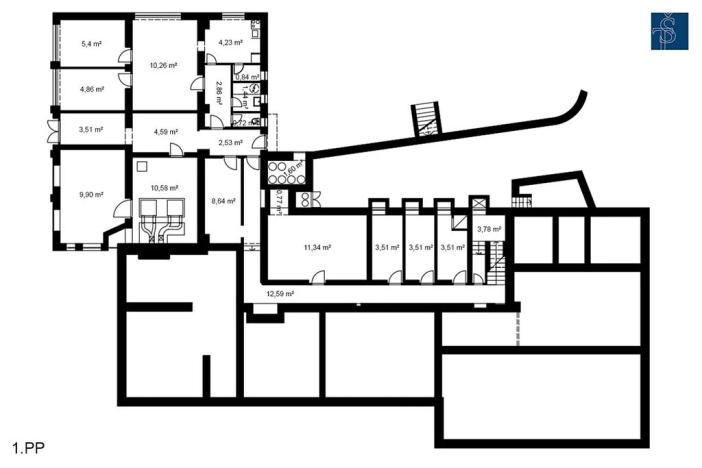 Pronájem výrobních prostor, Mrač, 2113 m2