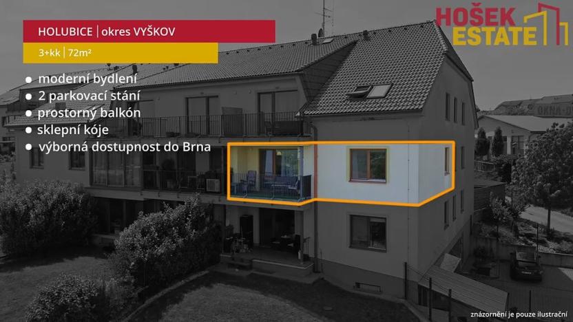 Prodej bytu 3+kk, Holubice, 63 m2