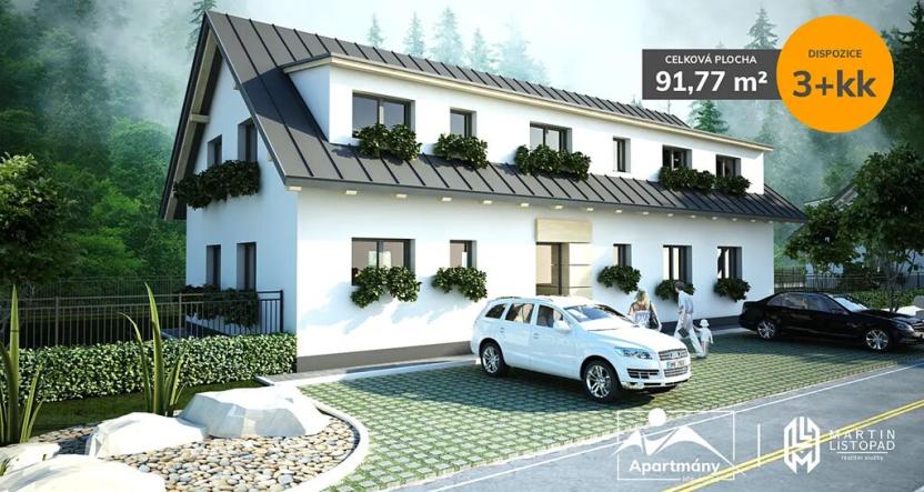 Prodej apartmánu, Mikulovice, 77 m2