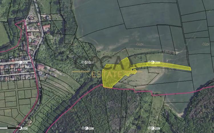 Prodej louky, Beroun, Husova, 2811 m2