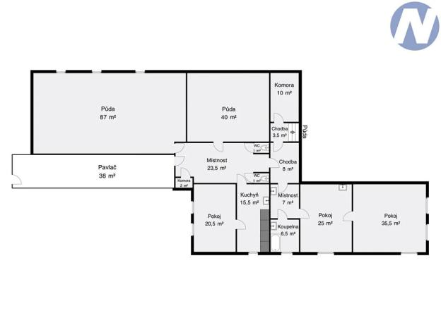 Prodej rodinného domu, Husinec, Jeronýmova, 400 m2
