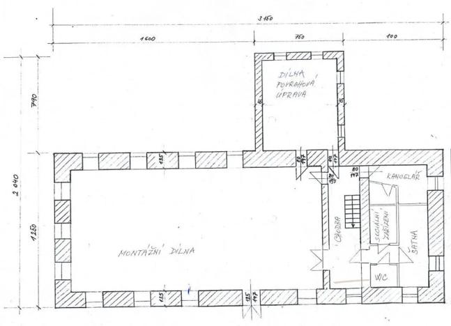 Pronájem komerční nemovitosti, Lhota Rapotina, 1000 m2