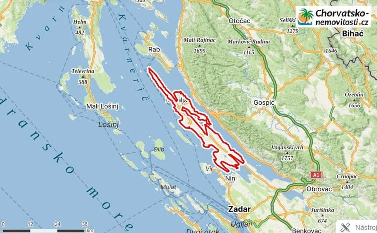 Prodej pozemku pro bydlení, Šimuni, Chorvatsko, 401 m2