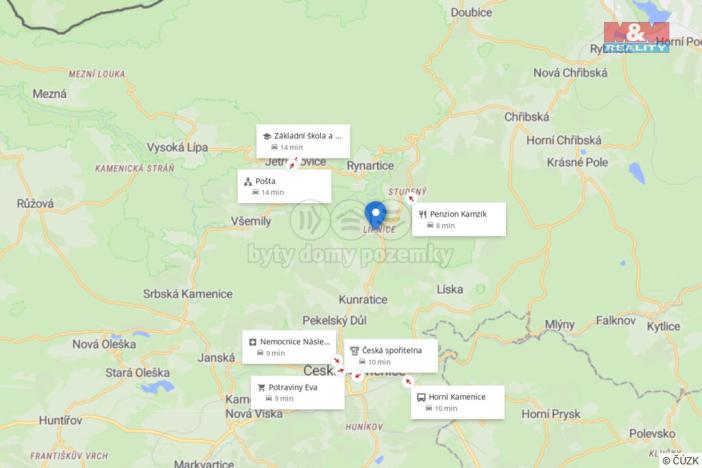 Prodej pozemku pro bydlení, Kunratice - Lipnice, 1823 m2