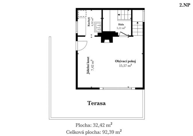 Prodej chaty, Sluštice, 116 m2