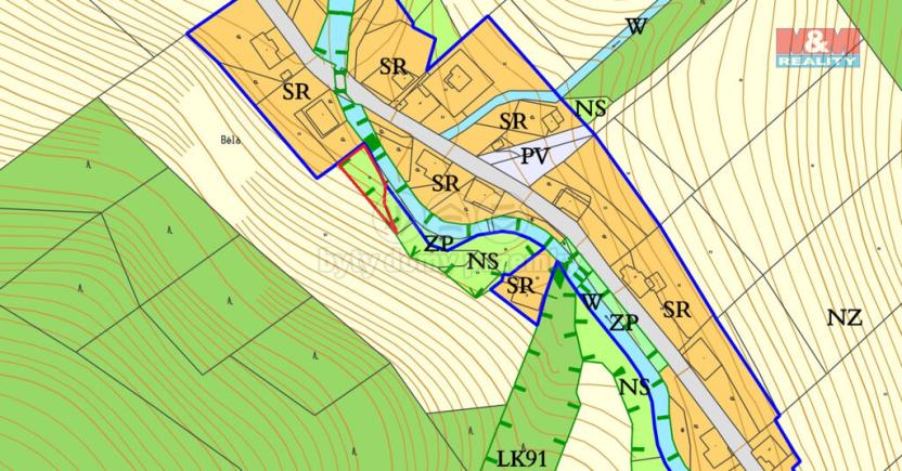 Prodej louky, Bělá pod Pradědem - Domašov, 560 m2