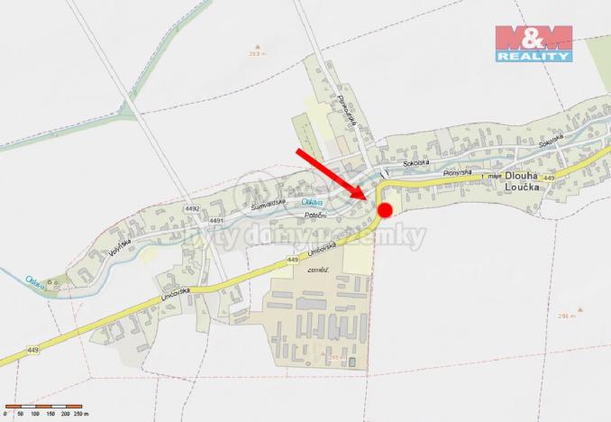 Prodej pozemku pro bydlení, Dlouhá Loučka, 1313 m2
