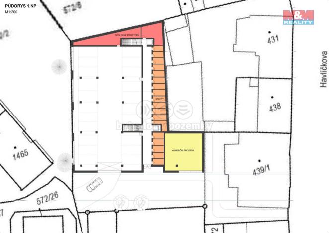 Prodej komerčního pozemku, Strakonice, Havlíčkova, 1795 m2