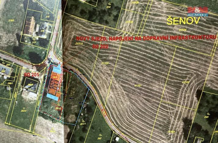 Prodej pozemku pro bydlení, Šenov, K Haltýřům, 1233 m2