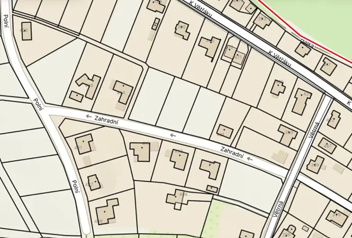 Prodej pozemku pro bydlení, Hvozdná, Zahradní, 1058 m2