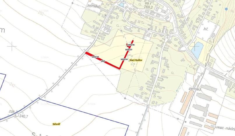 Prodej pozemku, Starý Bydžov, 284 m2
