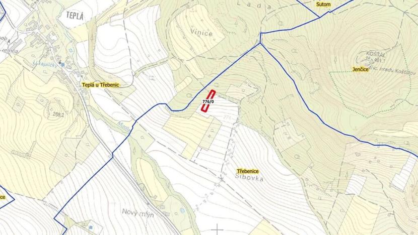 Prodej pole, Chlebičov, 3209 m2