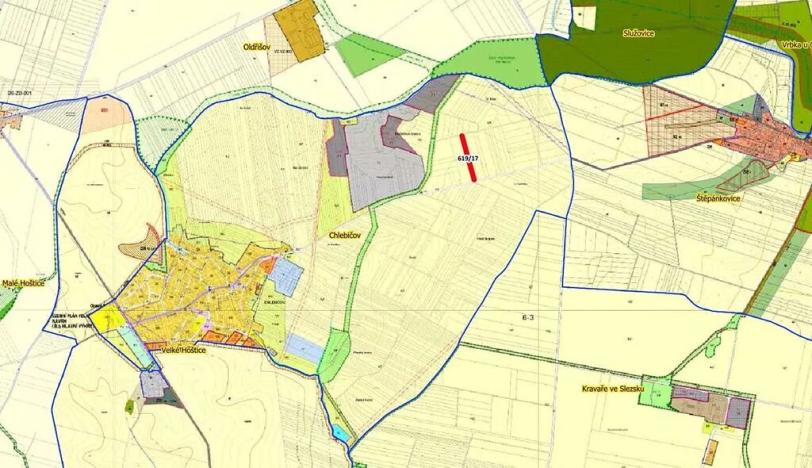 Prodej pole, Chlebičov, 3209 m2