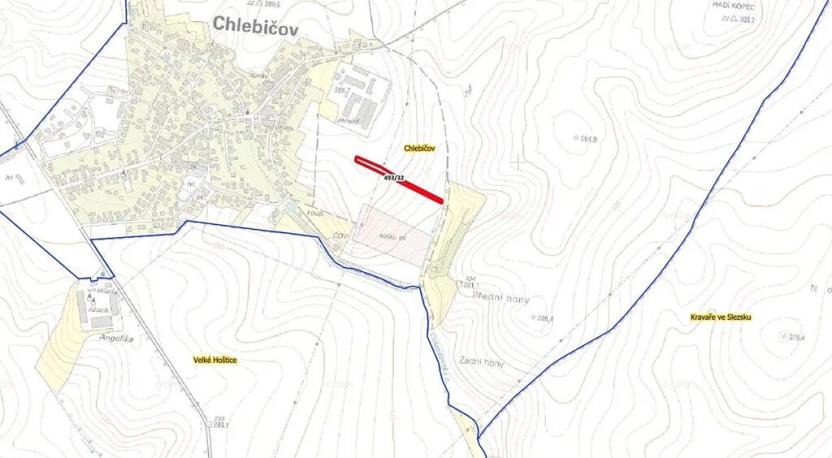 Prodej pole, Chlebičov, 3323 m2