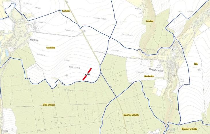 Prodej pole, Chrast, 3247 m2