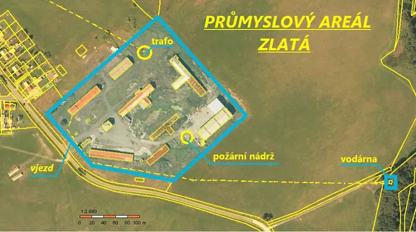 Pronájem skladu, Kynšperk nad Ohří, 990 m2