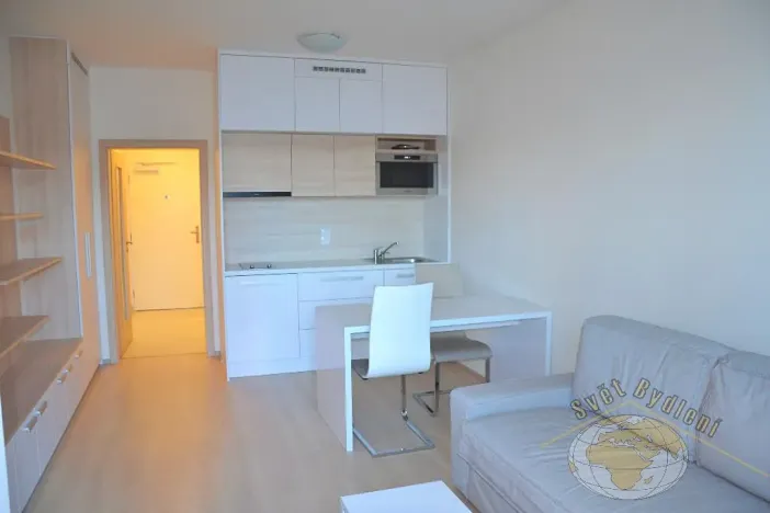 Pronájem bytu 1+kk, Praha - Vršovice, Novgorodská, 31 m2