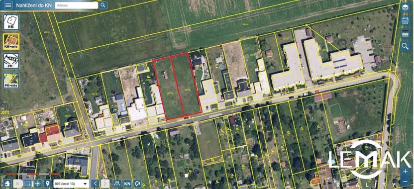 Prodej pozemku pro bydlení, Slatinice, 936 m2