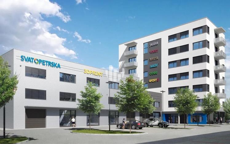 Pronájem kanceláře, Brno, Svatopetrská, 225 m2
