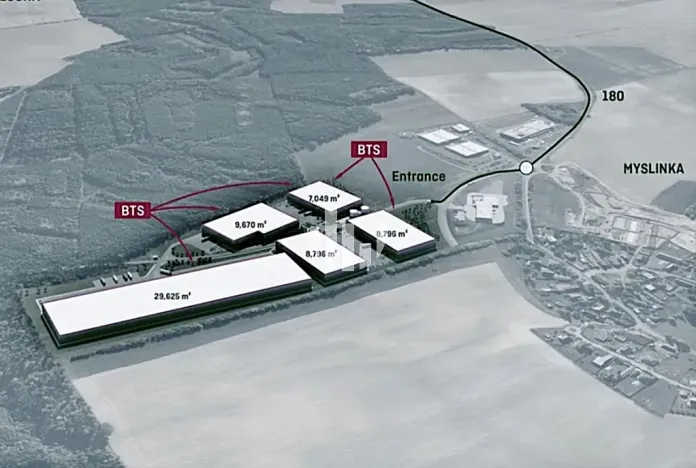 Pronájem kanceláře, Myslinka, 8623 m2