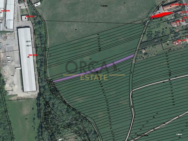 Prodej komerčního pozemku, Bojkovice, 1710 m2