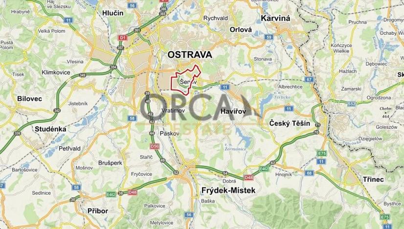 Prodej pole, Ostrava, 2509 m2