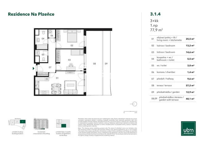 Prodej bytu 3+kk, Praha - Smíchov, Nádražní, 78 m2