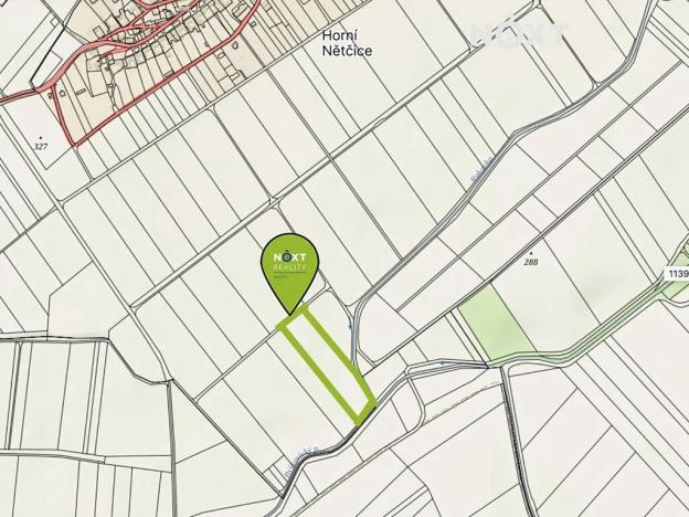 Prodej pole, Horní Nětčice, 13626 m2
