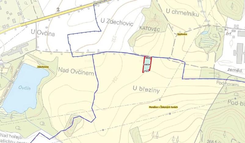 Prodej louky, Morašice, 2206 m2