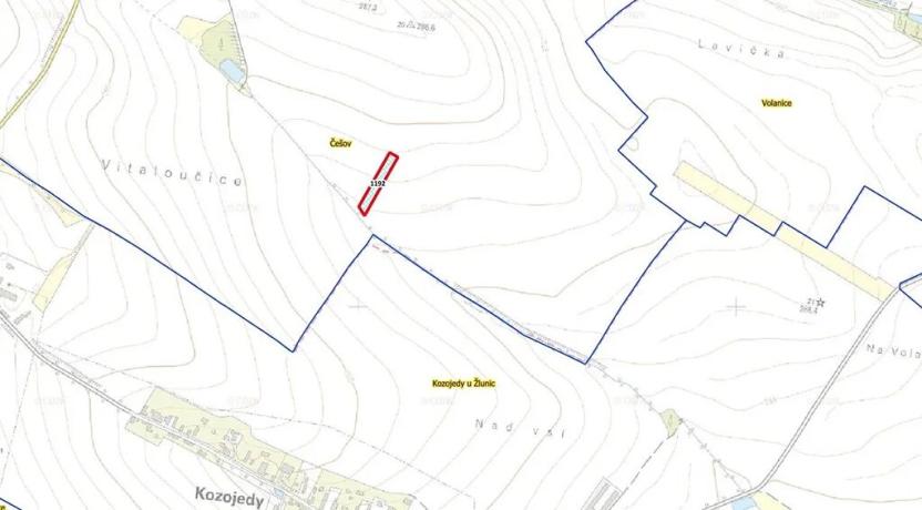 Prodej pole, Češov, 4305 m2