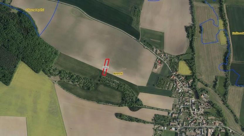 Prodej pole, Boharyně, 2572 m2