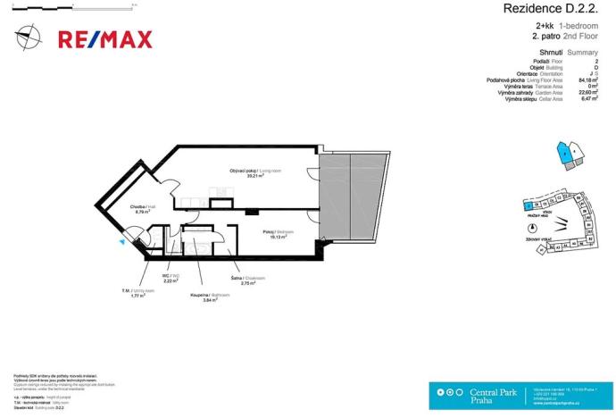 Prodej bytu 2+kk, Praha - Žižkov, Malešická, 84 m2