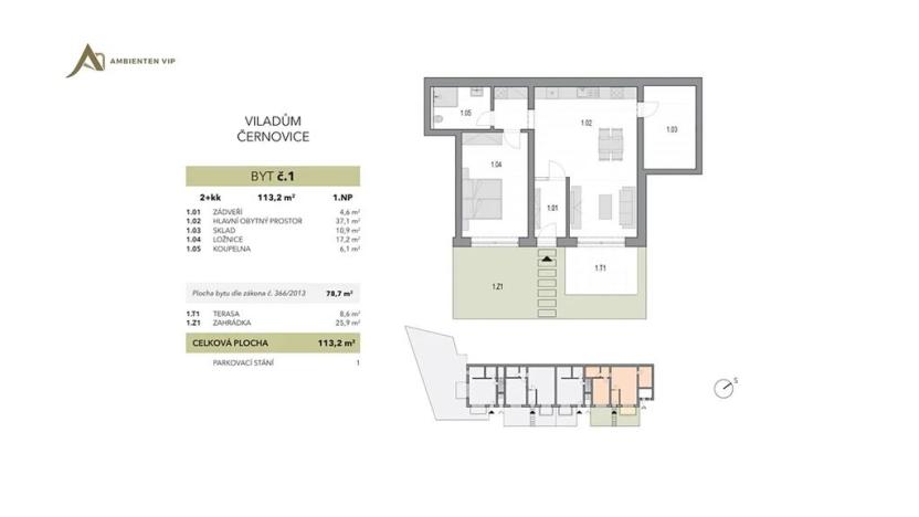 Prodej bytu 2+kk, Brno, Faměrovo náměstí, 79 m2