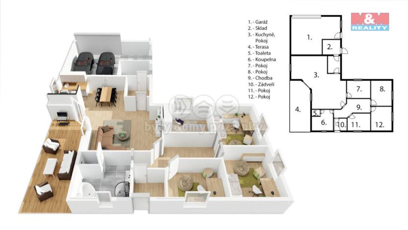 Prodej rodinného domu, Písečná, 160 m2