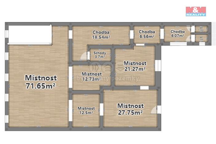 Pronájem obchodního prostoru, Přeštice, Masarykovo nám., 183 m2