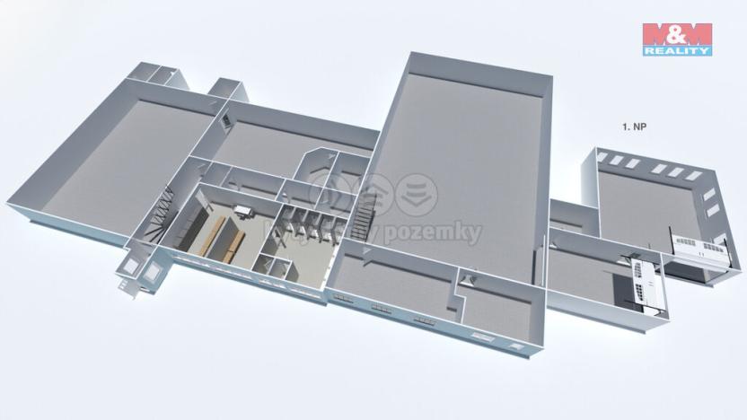 Prodej výrobních prostor, Droužkovice, Rudé armády, 2822 m2