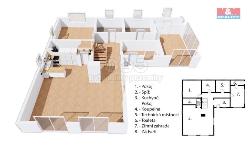 Prodej rodinného domu, Dobruška - Domašín, 341 m2
