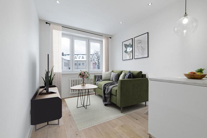Pronájem bytu 1+kk, Ostrava - Mariánské Hory, Korunní, 22 m2
