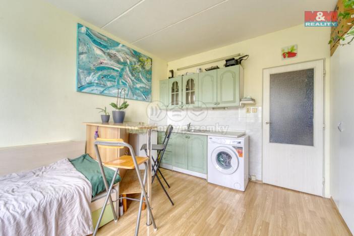 Pronájem bytu 1+kk, Plzeň - Doubravka, Popelnicová, 20 m2