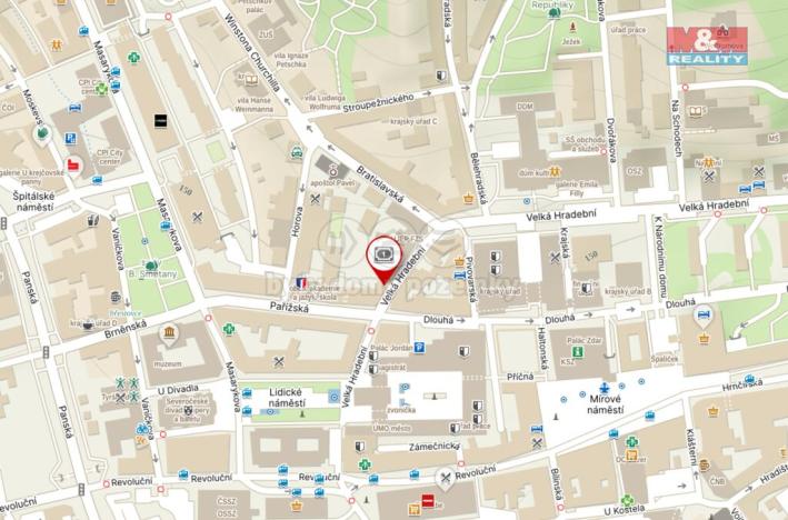 Pronájem obchodního prostoru, Ústí nad Labem - Ústí nad Labem-centrum, Velká Hradební, 280 m2