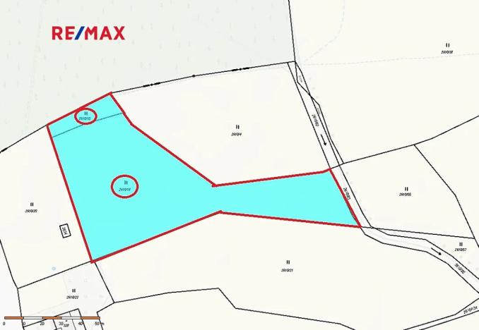 Prodej pozemku pro bydlení, Borová, 5776 m2