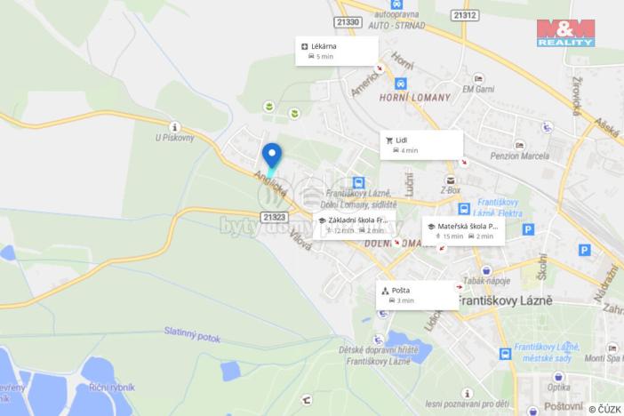 Prodej pozemku pro bydlení, Františkovy Lázně, 817 m2