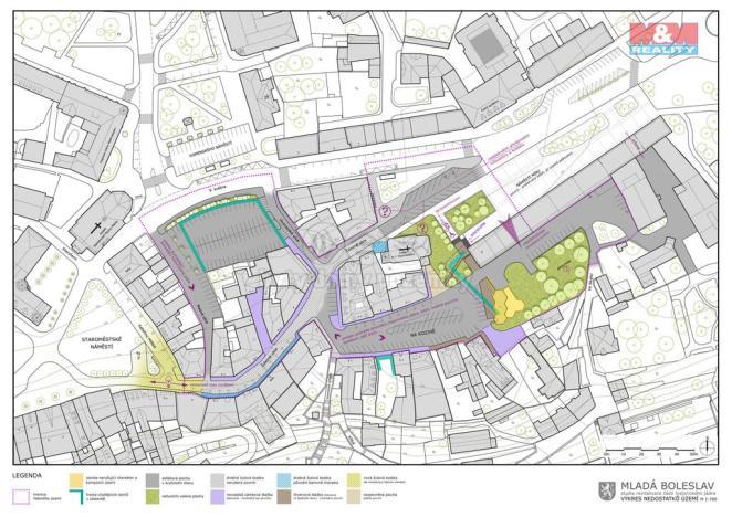 Prodej činžovního domu, Mladá Boleslav, Na kozině, 820 m2