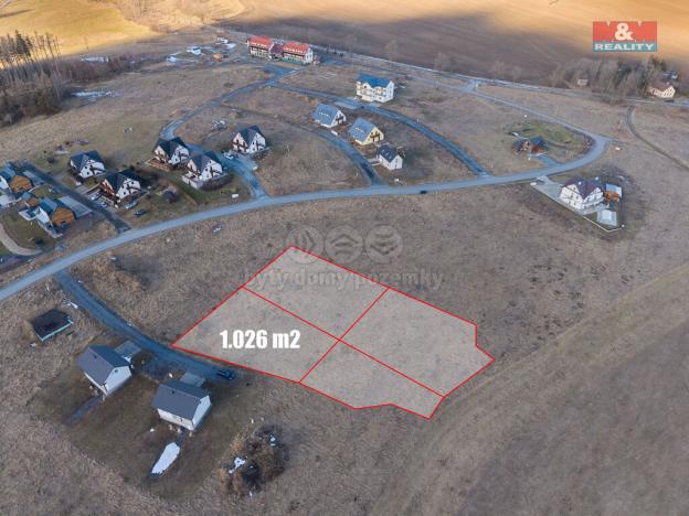 Prodej pozemku pro bydlení, Václavov u Bruntálu - Horní Václavov, 1026 m2