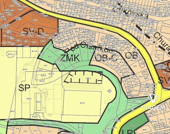 Prodej podílu pozemku pro bydlení, Praha - Smíchov, 45 m2