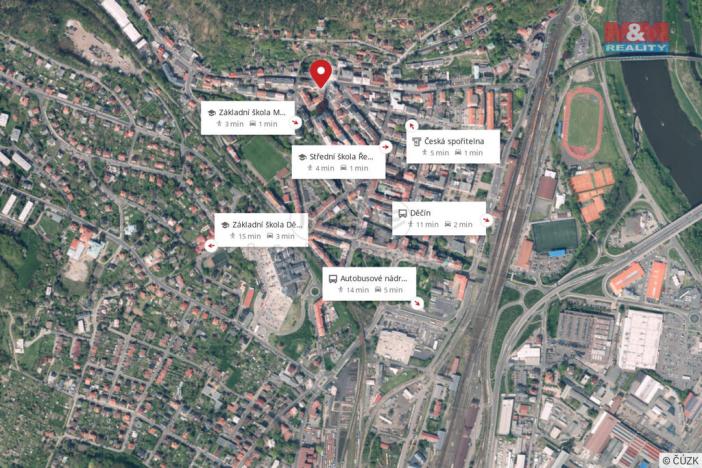 Prodej bytu 2+1, Děčín - Děčín IV-Podmokly, Teplická, 63 m2