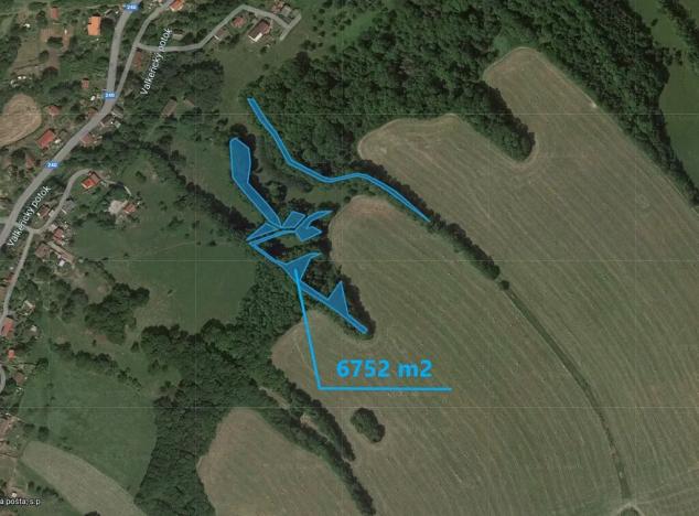 Prodej lesa, Valkeřice, 6752 m2
